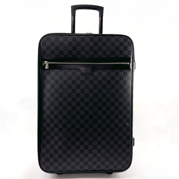 LOUIS VUITTON Pegas 55 Suitcase Damier Graphite Canvas  N23299 Men's Black