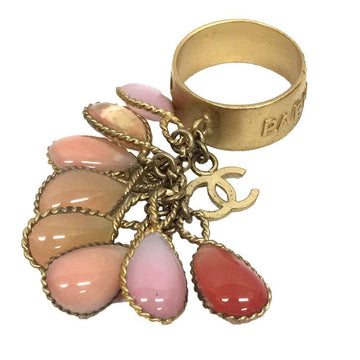 CHANEL ring here mark bijou charm daily size about 13.5 gold color 03 P