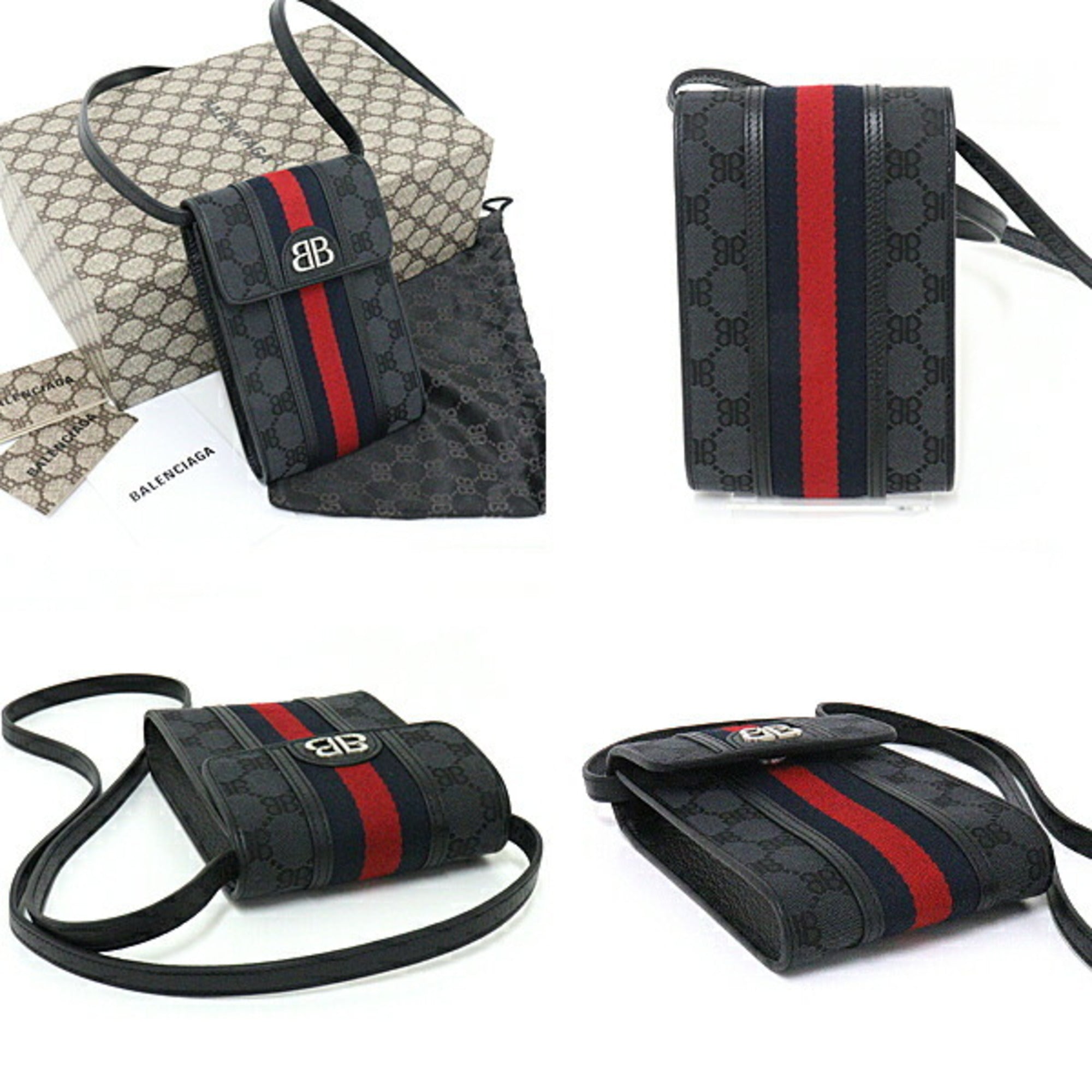 BALENCIAGA GUCCI x Gucci Collaboration The Hacker Project Phone Bag Sh