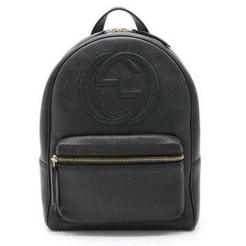 Gucci Soho backpack ruckSac leather black 431570