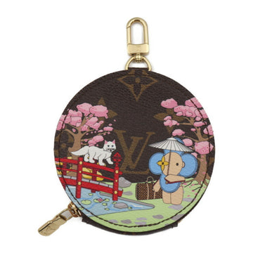 LOUIS VUITTON Porto Monet Ron Vivienne Coin Case M80864 Monogram Canvas Brown Multicolor Gold Hardware Round Zipper Purse