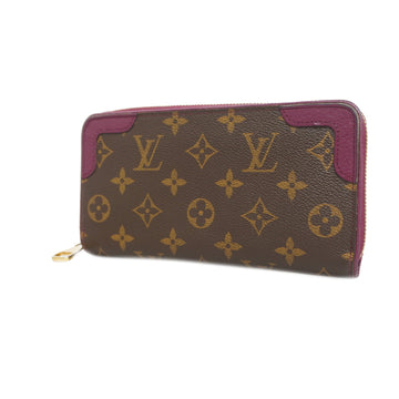 Louis Vuitton Monogram Zippy Wallet Retiro M61854 Women's Long Wallet