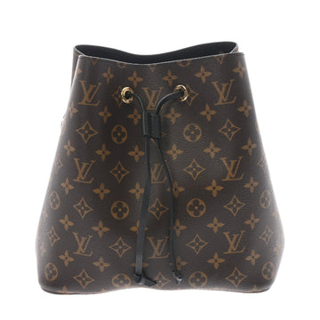 Louis Vuitton Shoulder Bag Monogram Neonoe Shoulder Bag M44020 Noir Gold HW  Auth