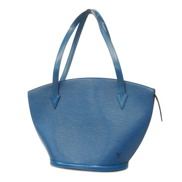 LOUIS VUITTONAuth  Epi Saint Jack Shopping M52265 Shoulder Bag Toledo Blue