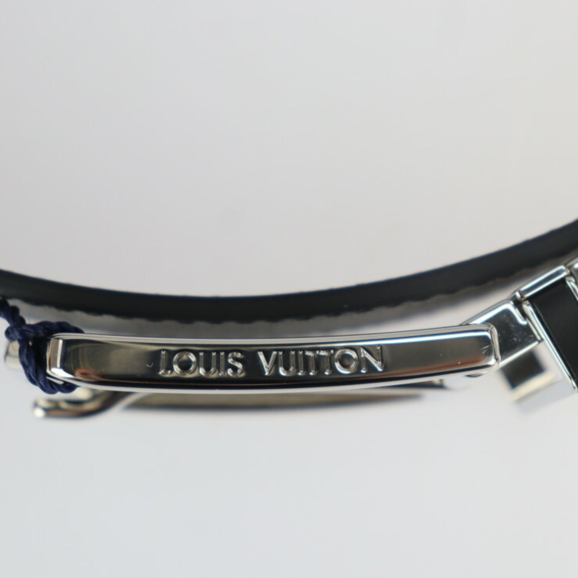 Louis Vuitton M9906 Black Slender Reversible Belt Size 95/38 DOLRXDE 144020005323