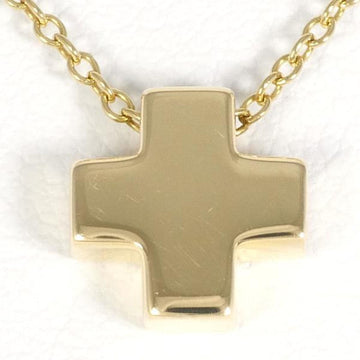 TIFFANY Roman Cross K18YG Necklace Total Weight Approx. 3.3g 44cm Jewelry