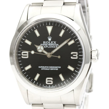 ROLEX Explorer I Automatic Stainless Steel Men's Sports Watch 14270