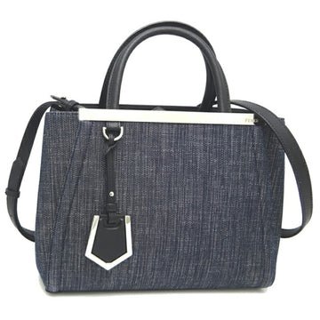 Fendi Petit Toujours Women's Handbag 8BH253 Blue