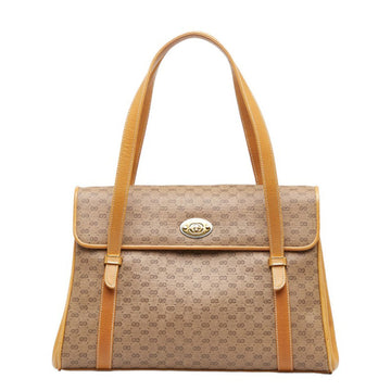 GUCCI Old Handbag Tote Bag 000-46-4857 Beige PVC Leather Ladies