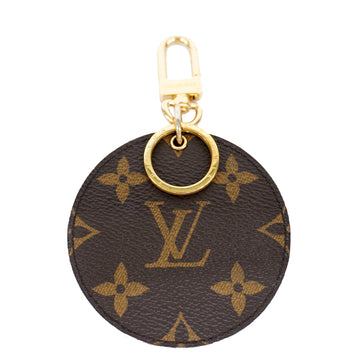 LOUIS VUITTONAuth  Mirror Keychain Monogram Bag Charm LV Mirror Rose Valerie M68003