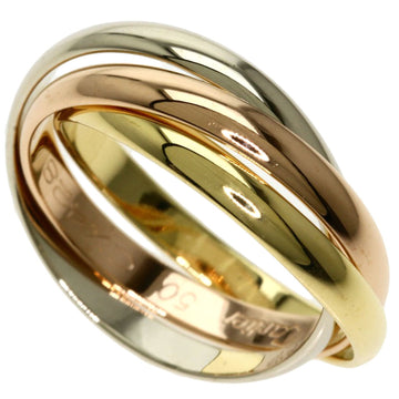 Cartier Trinity # 50 Ring / K18 Yellow Gold K18WG K18PG Ladies CARTIER