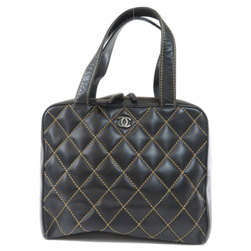 Chanel Wild Stitch Handbag Calf Ladies