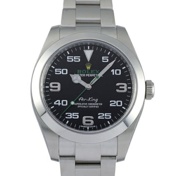 ROLEX Air King 116900 black dial watch men