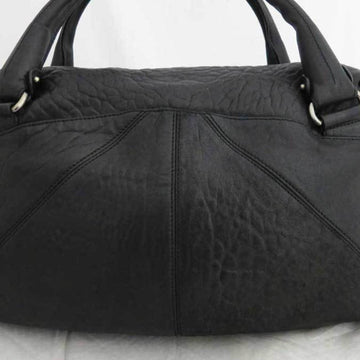 SALVATORE FERRAGAMO Handbag Gancio Black Leather Bag Ladies