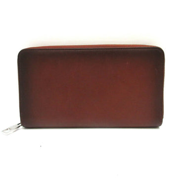 LOUIS VUITTON Wallet Zippy Organizer Acajou Brown Long Round Zipper Gradation Men's Ombre M61687 LOUISVUITTON