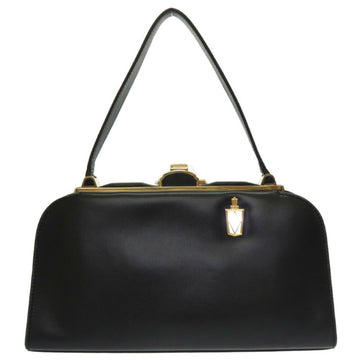 Loewe lantern bag tote box calf muffler leather black