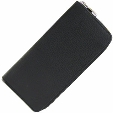 LOUIS VUITTON Round Wallet Zippy Vertical M58412 Noir Taurillon Leather Black Men's