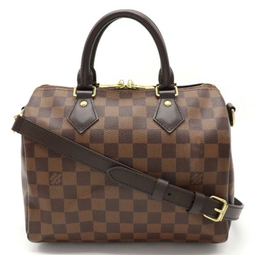 LOUIS VUITTON Damier Speedy Bandouliere 25 Handbag Boston Bag Shoulder N41368