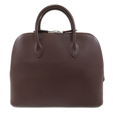 HERMES Bolide 31 Dark Brown Handbag Swift Ladies
