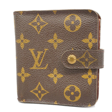 LOUIS VUITTONAuth  Monogram Compact Zip M61667 Unisex Wallet [bi-fold]