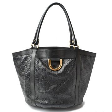 Gucci M2201-46-g Leather Shoulder Bag,Tote Bag Black