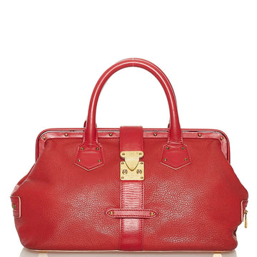 Louis Vuitton Suhari Angenieux PM Handbag M91843 Geranium Red Leather Women's LOUIS VUITTON