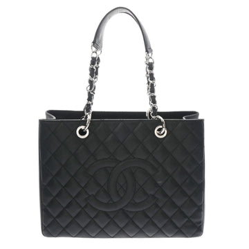 CHANEL GST Grand Tote Black Ladies Caviar Skin Bag