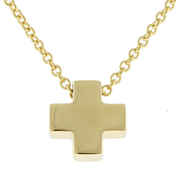 TIFFANY Roman Cross Necklace 18K Yellow Gold Women's &Co.