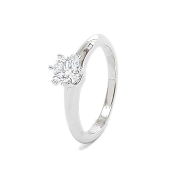 TIFFANY diamond ring 0.64ct Pt950 No.11