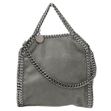 STELLA MCCARTNEY Bag Ladies Shoulder Chain Handbag 2way Falabella Tiny Tote Light Gray Pochette Pouch