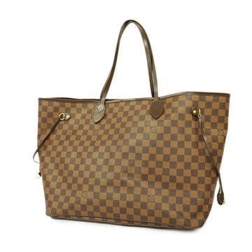 LOUIS VUITTON Tote Bag Damier Neverfull GM N51106 Brown Ladies