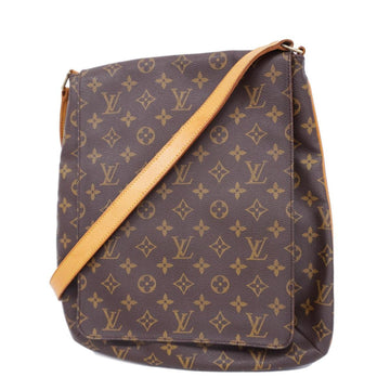 LOUIS VUITTON Shoulder Bag Monogram Musette M51256 Brown Ladies