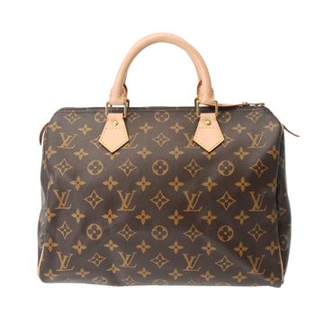 LOUIS VUITTON Monogram Speedy 30 Brown M41526 Women's Canvas Handbag