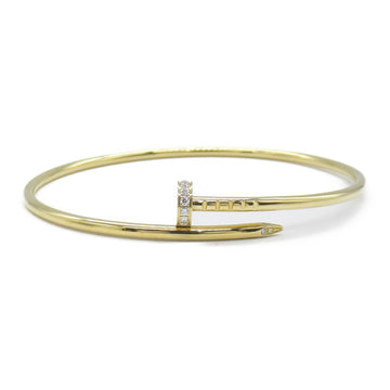 CARTIER Just Uncle Diamond Bracelet Small Clear K18 [Yellow Gold] diamond