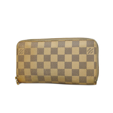 LOUIS VUITTONAuth  Damier Azur Zippy Wallet N60019 Women's Long Wallet