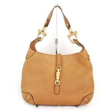 GUCCI New Jackie 120888 002122 Shoulder Bag Leather Beige Ladies