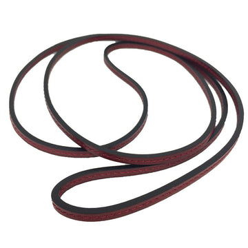 HERMESSuper SALE  Raniere Choker Necklace Bracelet Leather Strap 500329M Box Calf Rouge Ash