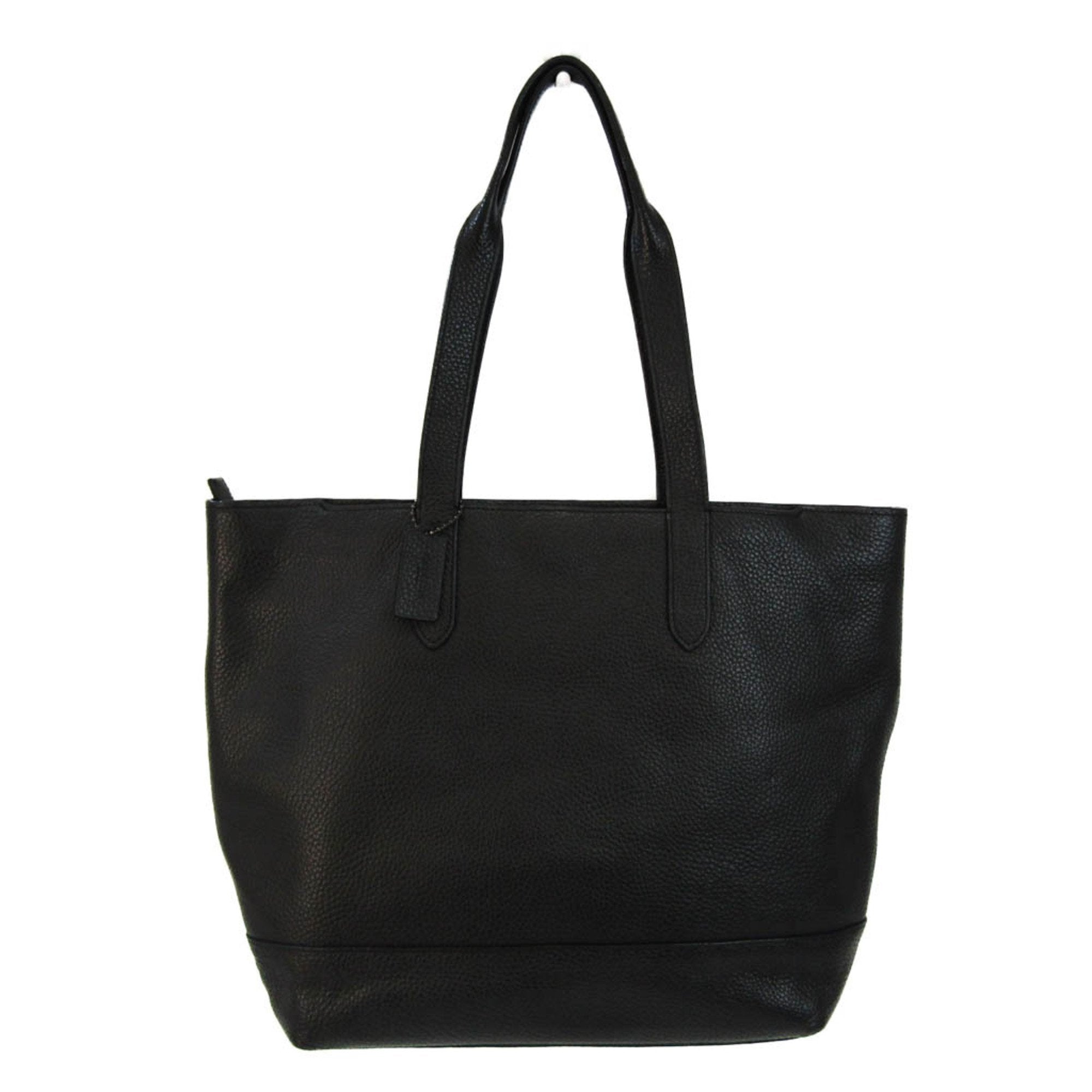 COACH 89933 Men's Leather Tote Bag Black