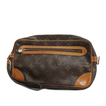 LOUIS VUITTONAuth  Monogram Marley Dragonne GM M51825 Men's Clutch Bag