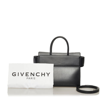 Givenchy Horizon Handbag Shoulder Bag Black Leather Ladies