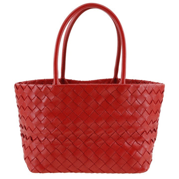 BOTTEGA VENETA BOTTEGAVENETA Intrecciato Tote Bag B085971920 Leather Red A5 Open Women's W121324444