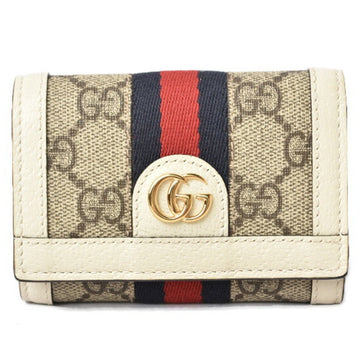 GUCCI Wallet Trifold  Folding 644334 96IWG 9794 Ophidia GG Supreme