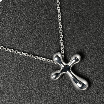 TIFFANY Small Cross Necklace Silver 925 &Co.