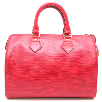 LOUIS VUITTON Speedy 25 Women's Handbag M43017 Epi Castilian Red