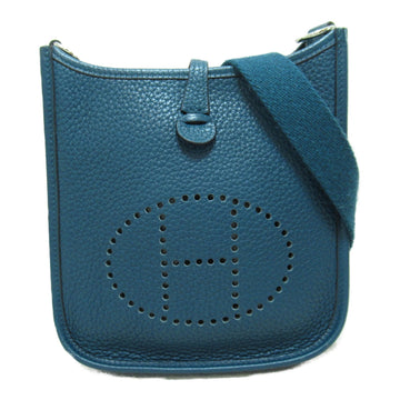 HERMES Evelyn TPM Colvert Shoulder Bag Navy Colvert Taurillon Clemence leather