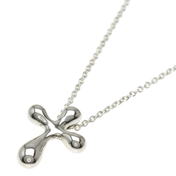 TIFFANY Small Cross Necklace Silver Ladies &Co.