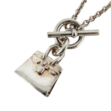 HERMES Necklace Kelly Amulet 925 Silver Ladies