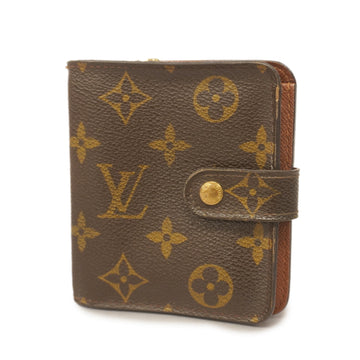 LOUIS VUITTONAuth  Monogram Compact Zip M61667