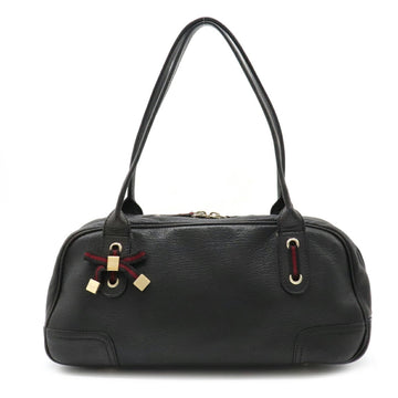 Gucci Princey Sherry Line Shoulder Bag Mini Boston Black Red 161720
