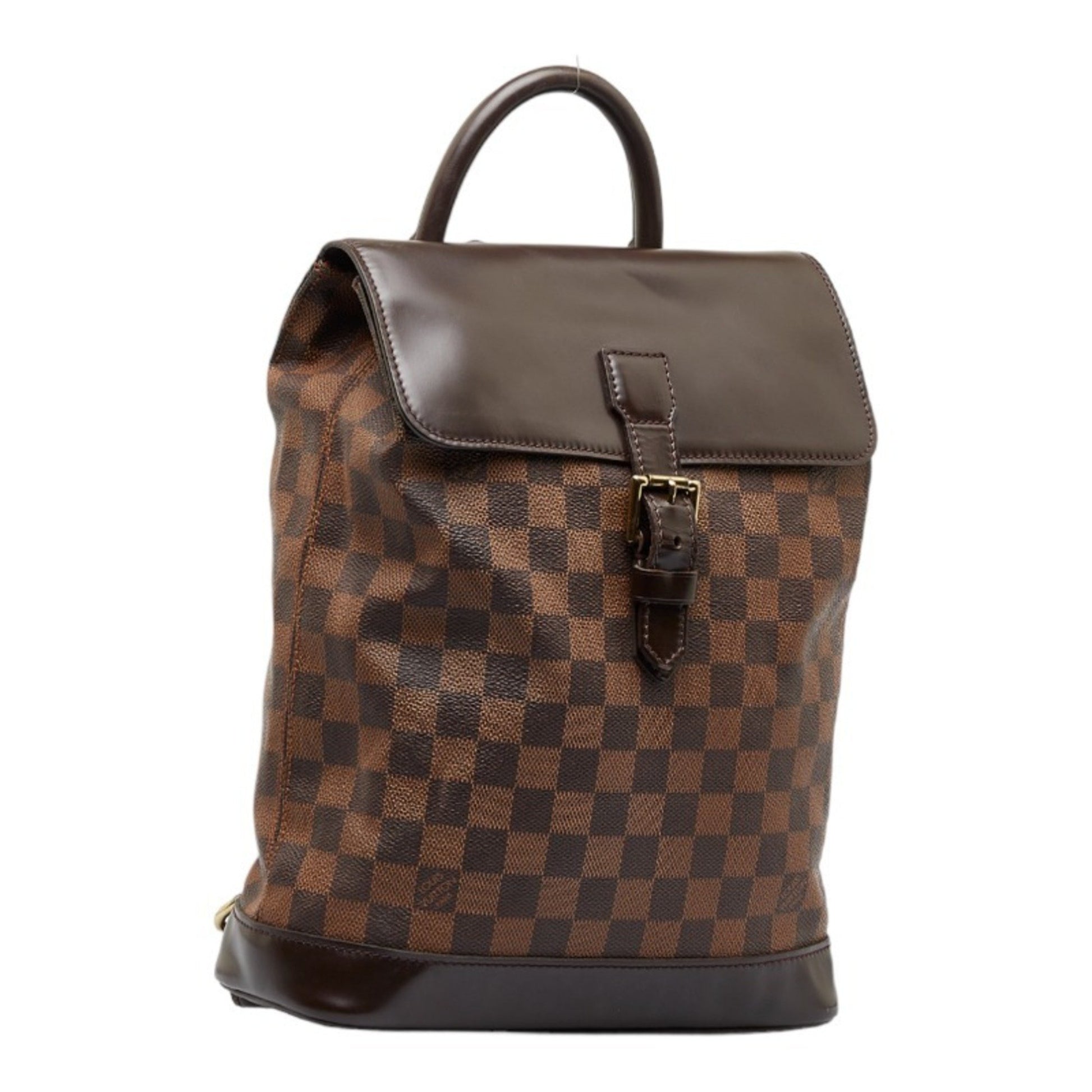 LOUIS VUITTON Damier Ebene SOHO Backpack Bag